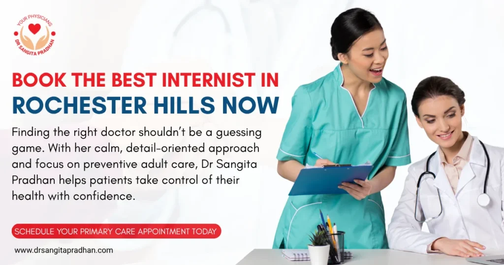 Book the Best Internist in Rochester Hills Now 