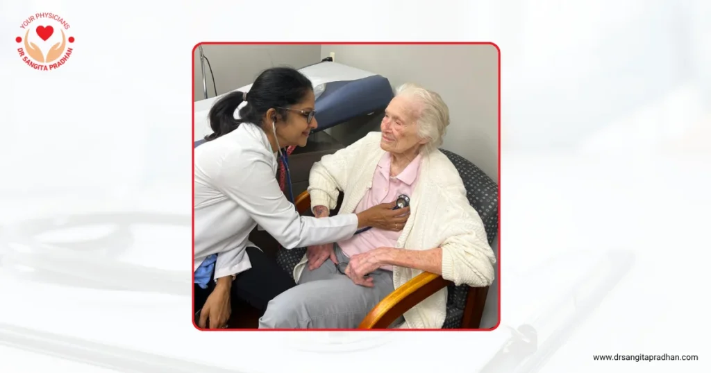 Primary care doctor and patient in Rochester Hills